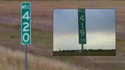 Where is mile marker 420?