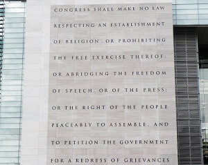 Congress Shall Make NO LAW...First Amendment of the Constitution. Image Crtsy Google Img