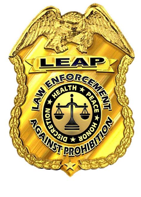 LEAP Badge Law Enforcement Against Prohibition Image Courtesy of www.guidestar.org